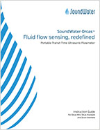 SoundWater Orcas Portable Flowmeter Instructions booklet